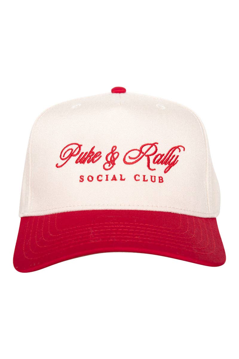 Katydid Puke & Rally Social Club Two-Toned Vintage Hat (New)