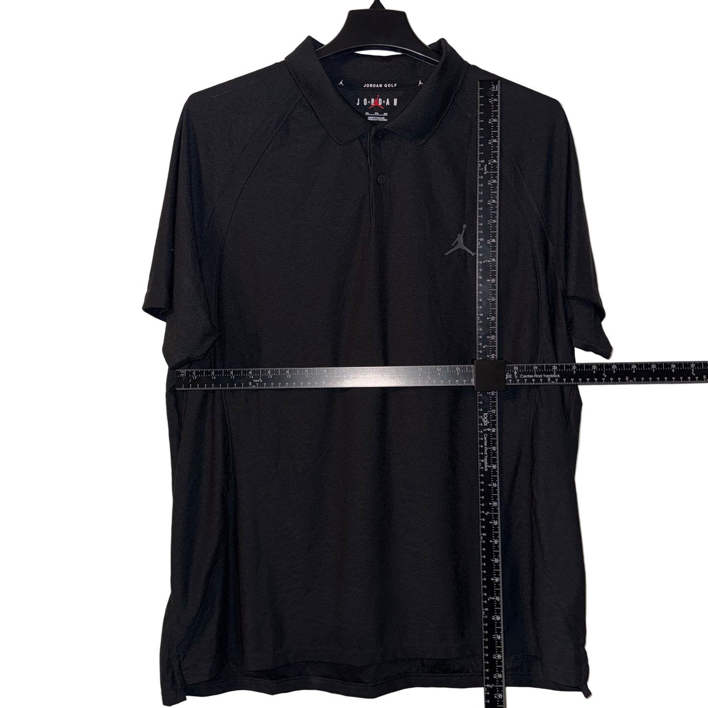 Jordan Golf Black Cement Print Polo (Preloved)