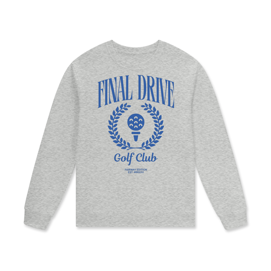 Final Drive Golf Club Cotton Crewneck (New)