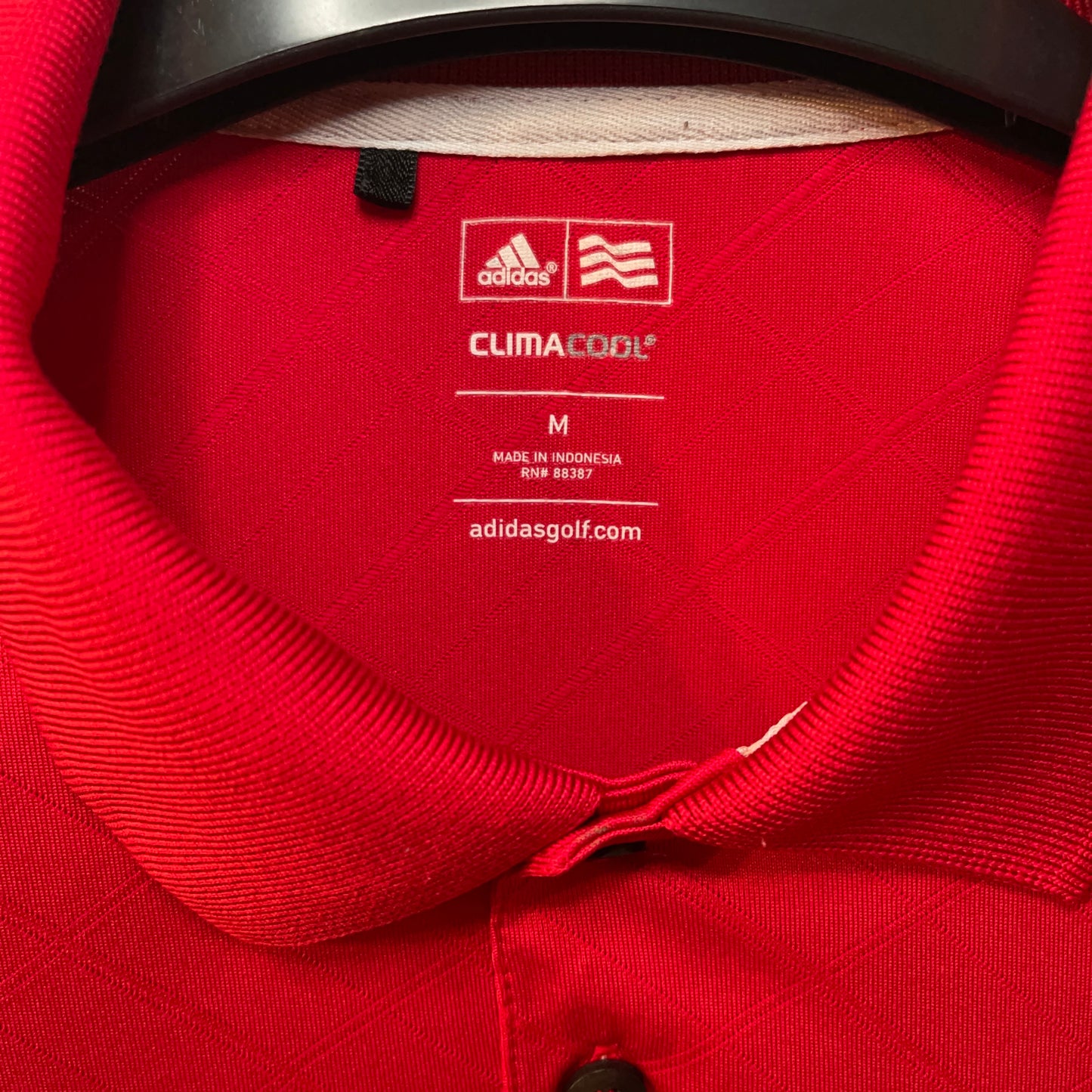 Adidas Golf Climacool Minnehaha Country Club Polo (Preloved)