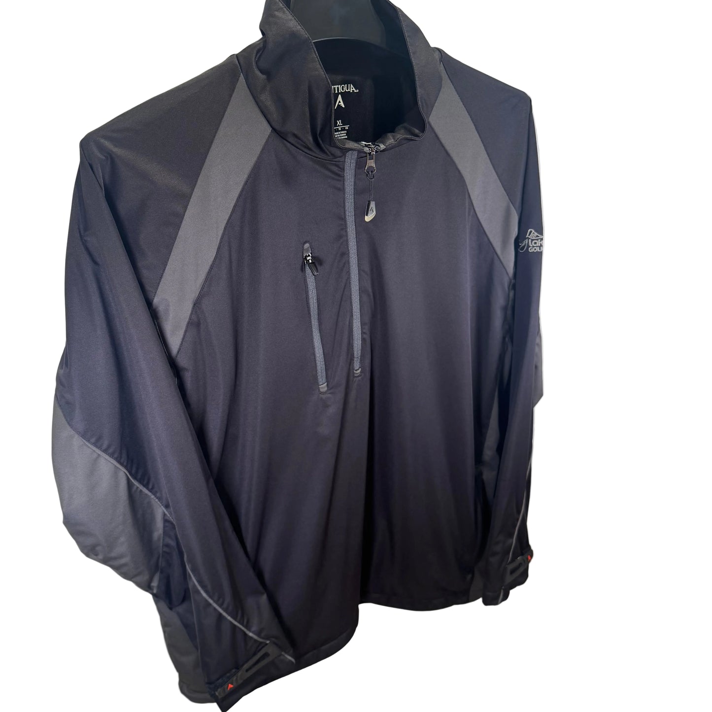Antigua Lakeview Golf Course 1/4 Zip Windbreaker (Preloved)
