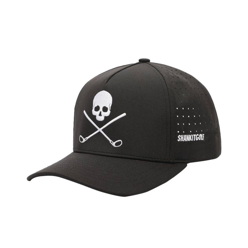 Skull And Crossbones Black Golf Hat (NEW)