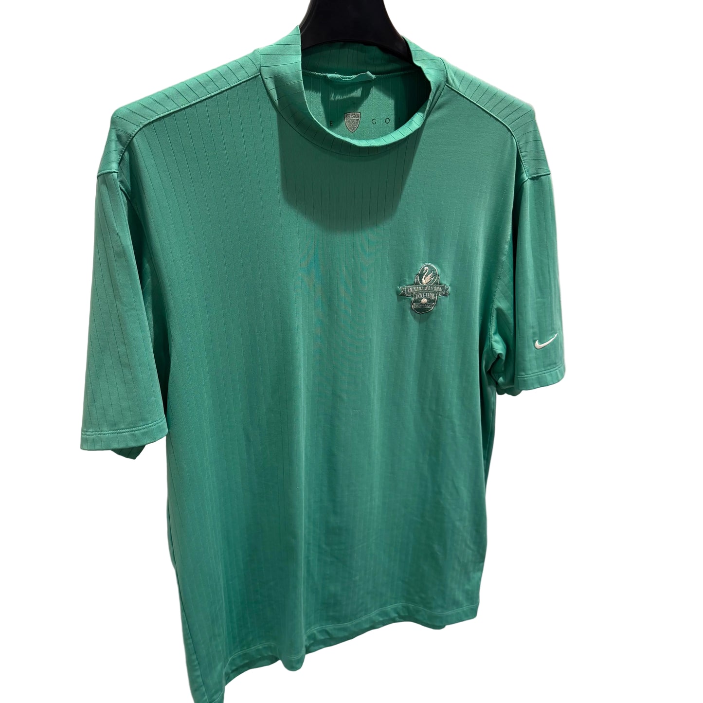 Nike Golf Indiana National Golf Club Mock Neck T-Shirt (Vintage) (Preloved)
