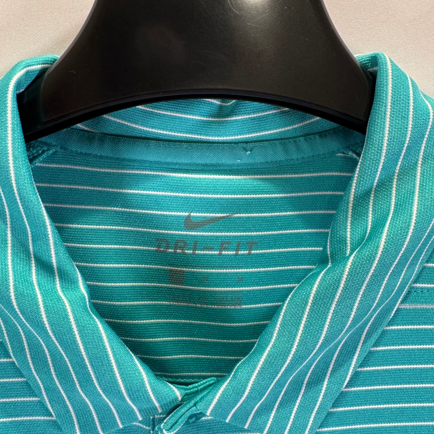 Nike Dri-Fit Stripped Polo (Preloved)