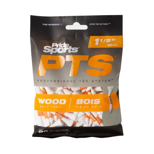 Pride Professional Tee System 1.5'' Mini Wood Golf Tee - 90pk