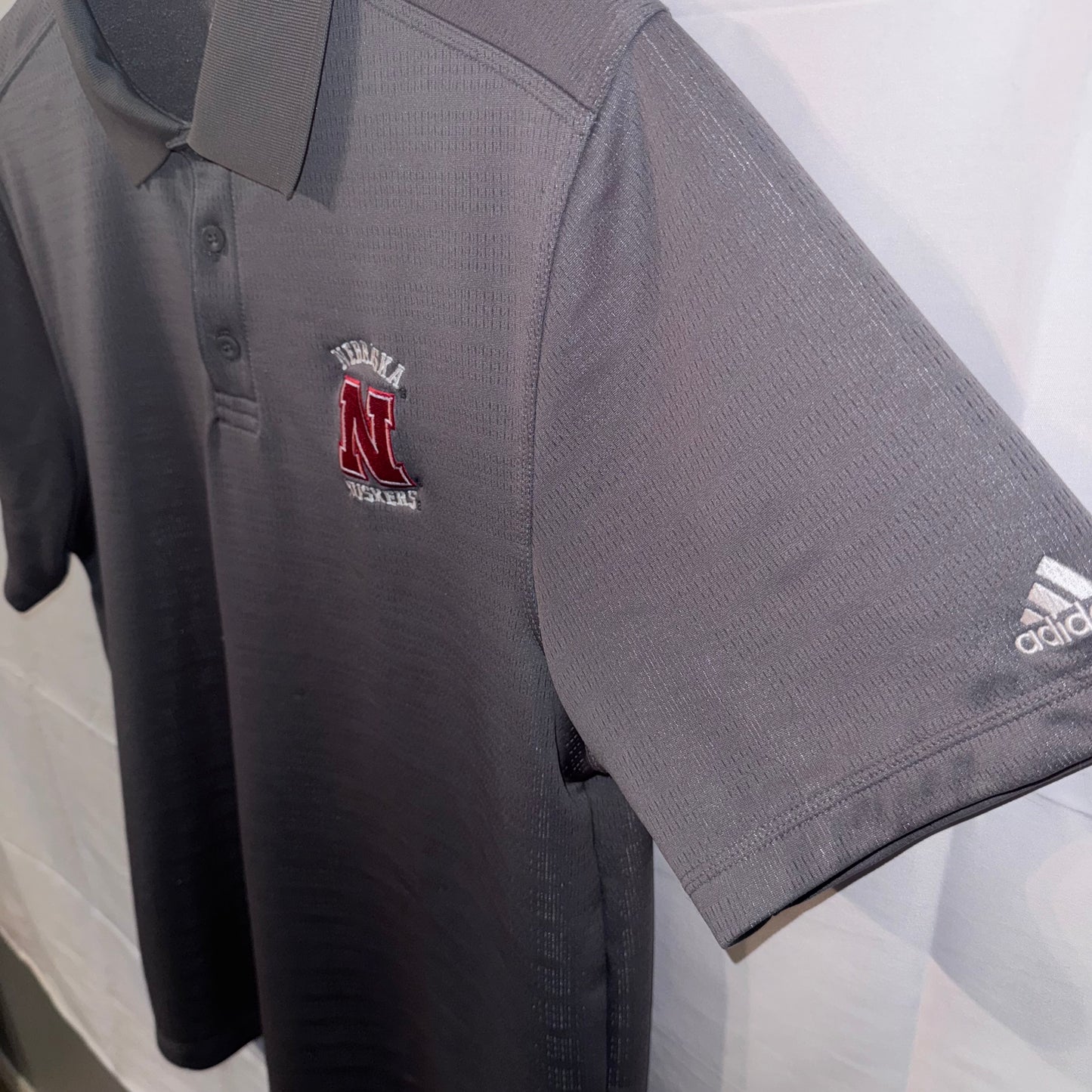 Adidas University Of Nebraska - Lincoln Polo (Preloved)