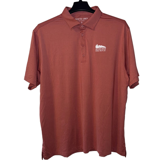 Matte Grey Red Rock Golf Club Polo (New)