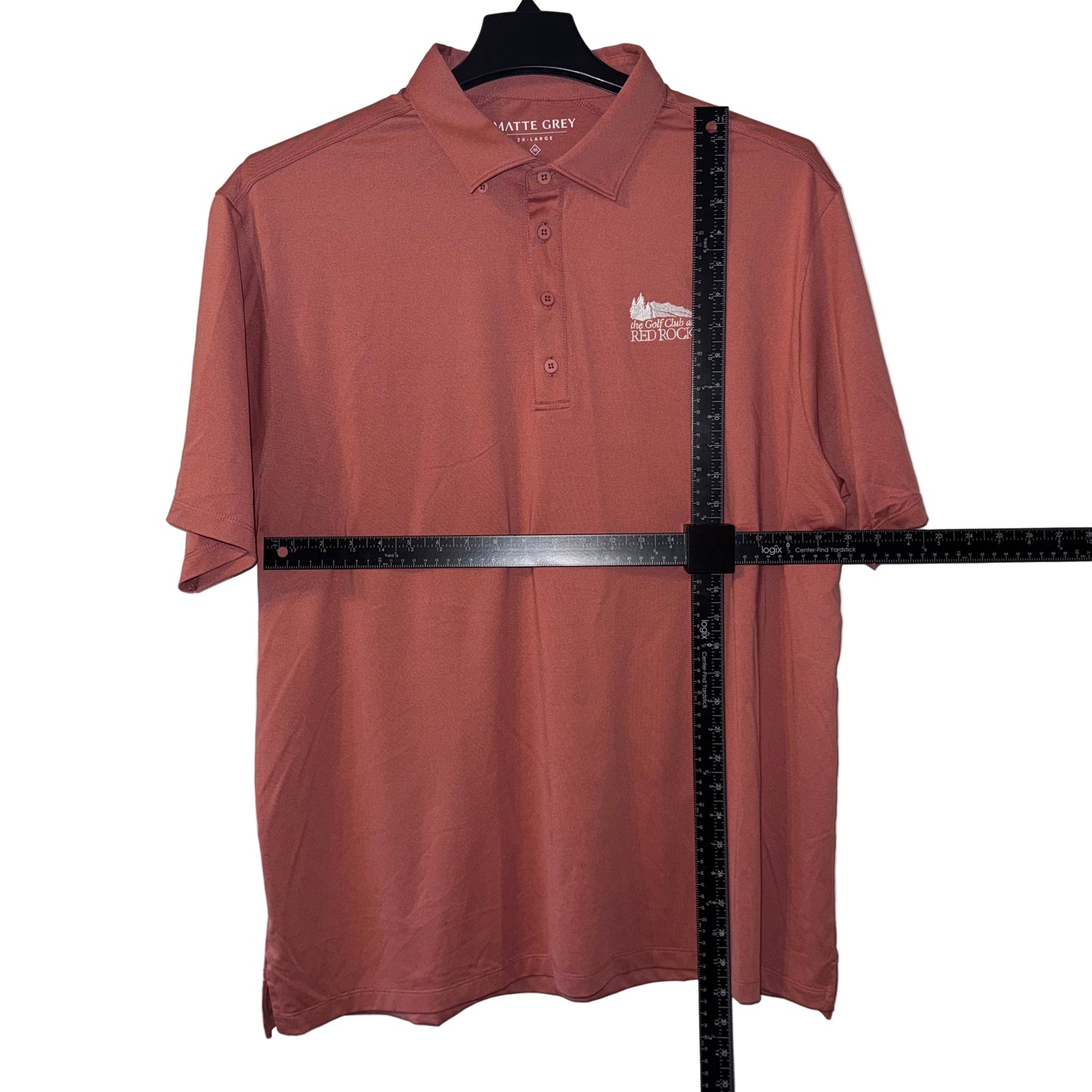 Matte Grey Red Rock Golf Club Polo (New)