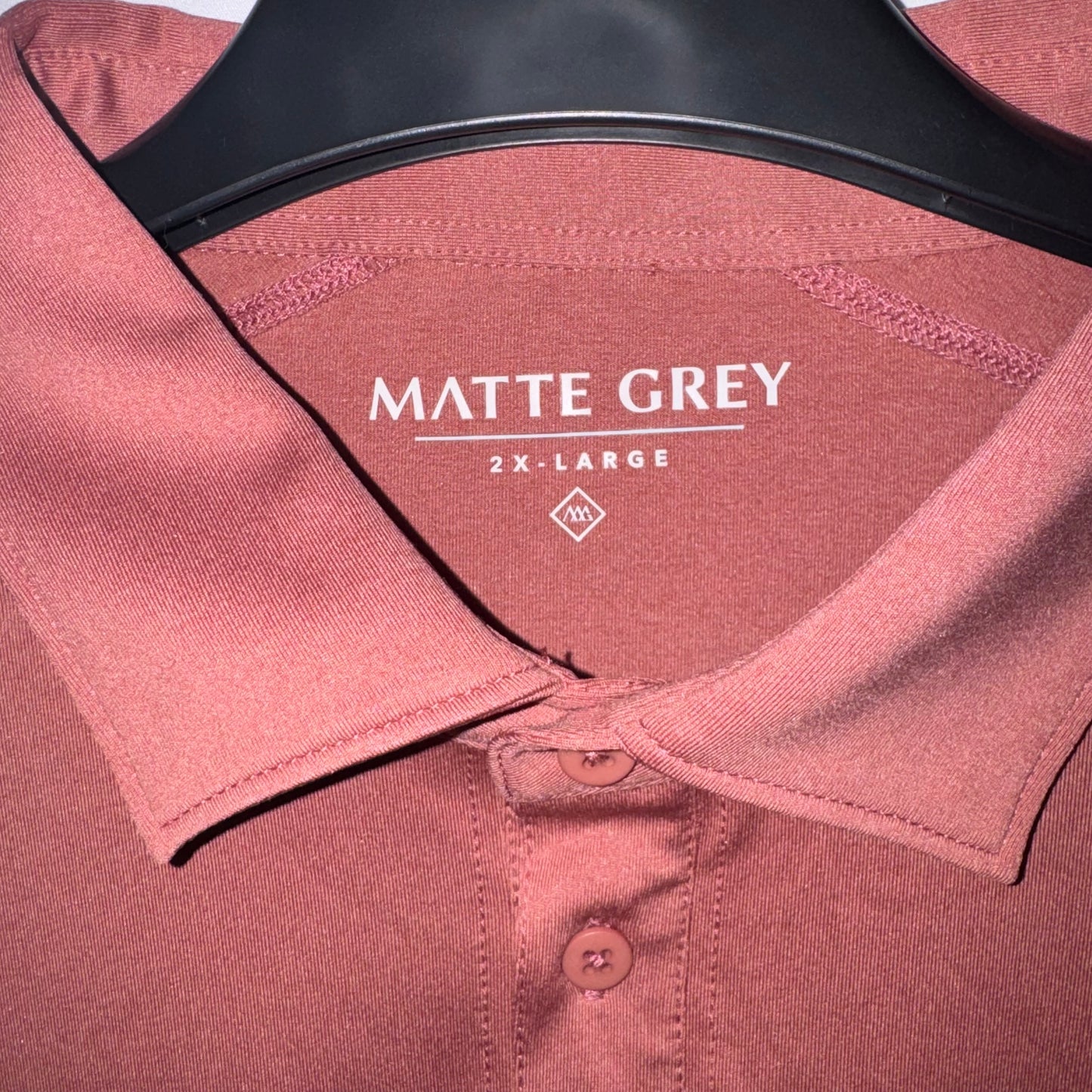 Matte Grey Red Rock Golf Club Polo (New)