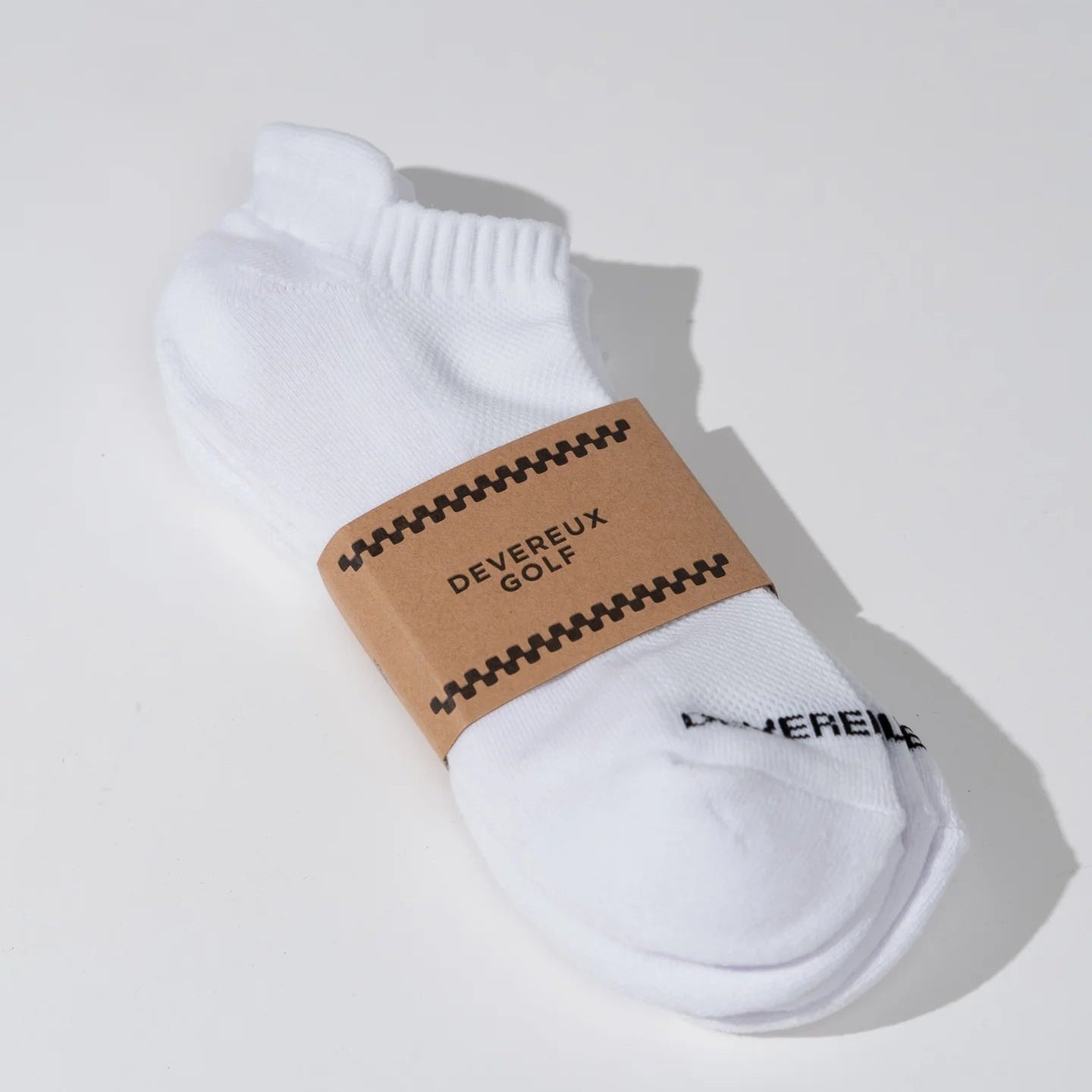 Devereux Ankle Sock 2-Pack - White (New)