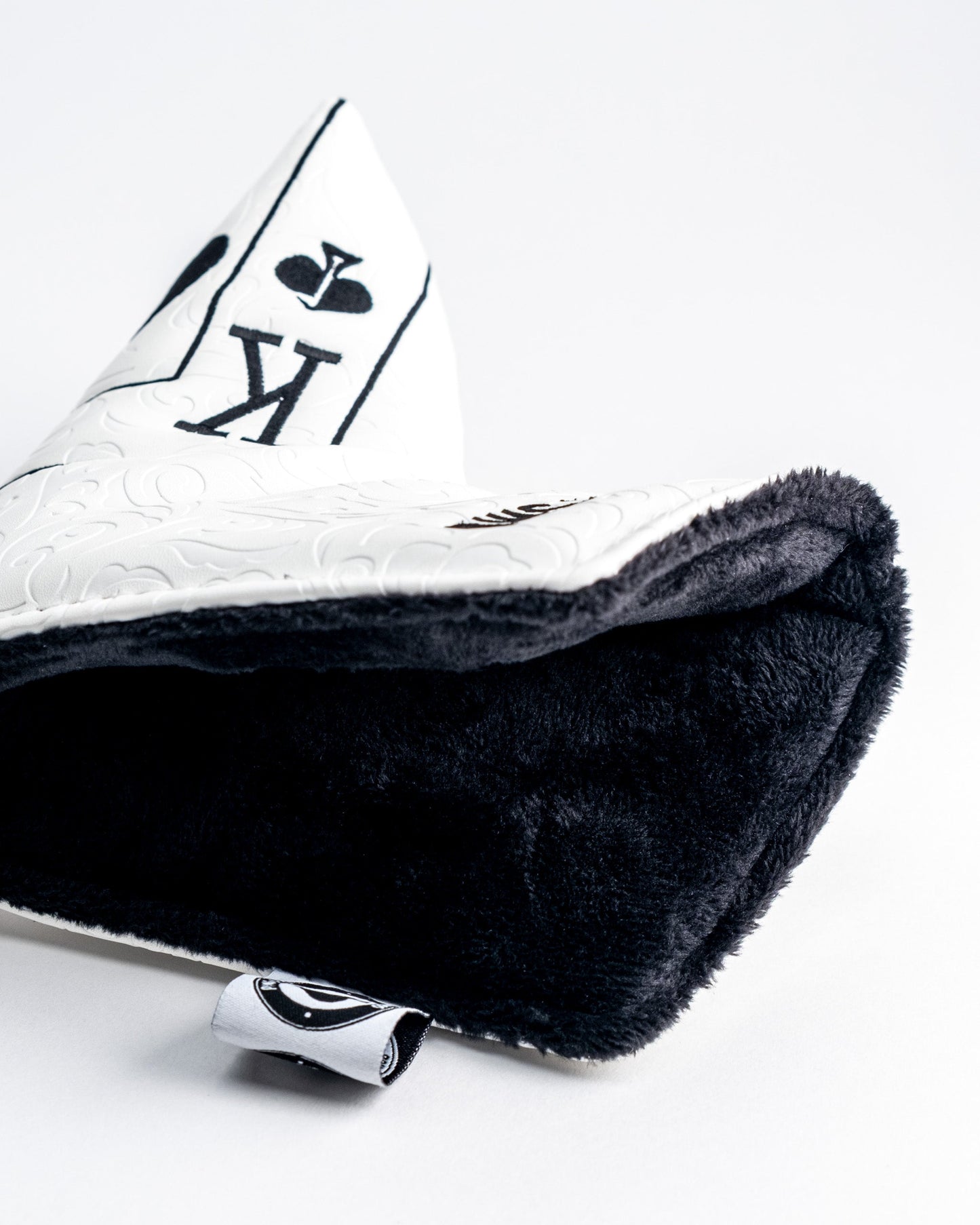 Pins & Aces - WHITE OUT ACE OF SPADES - BLADE PUTTER COVER (New)