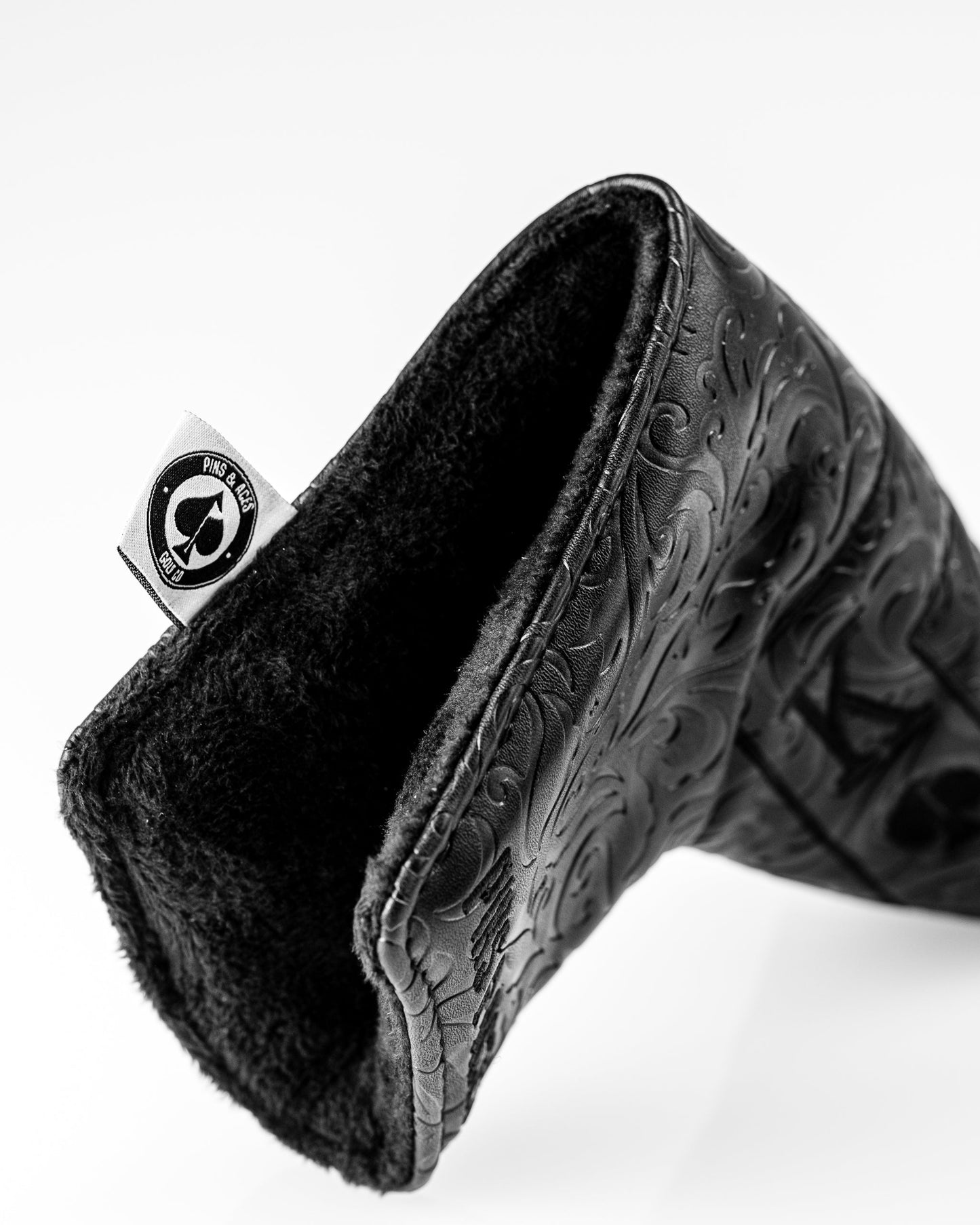 Pins & Aces - BLACKOUT ACE OF SPADES - BLADE PUTTER COVER (New)