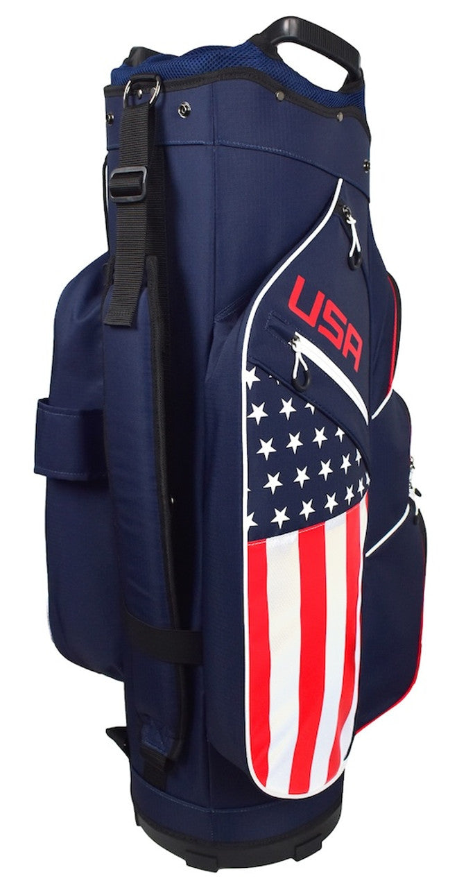 Hot-Z Golf USA Flag Cart Bag (New)