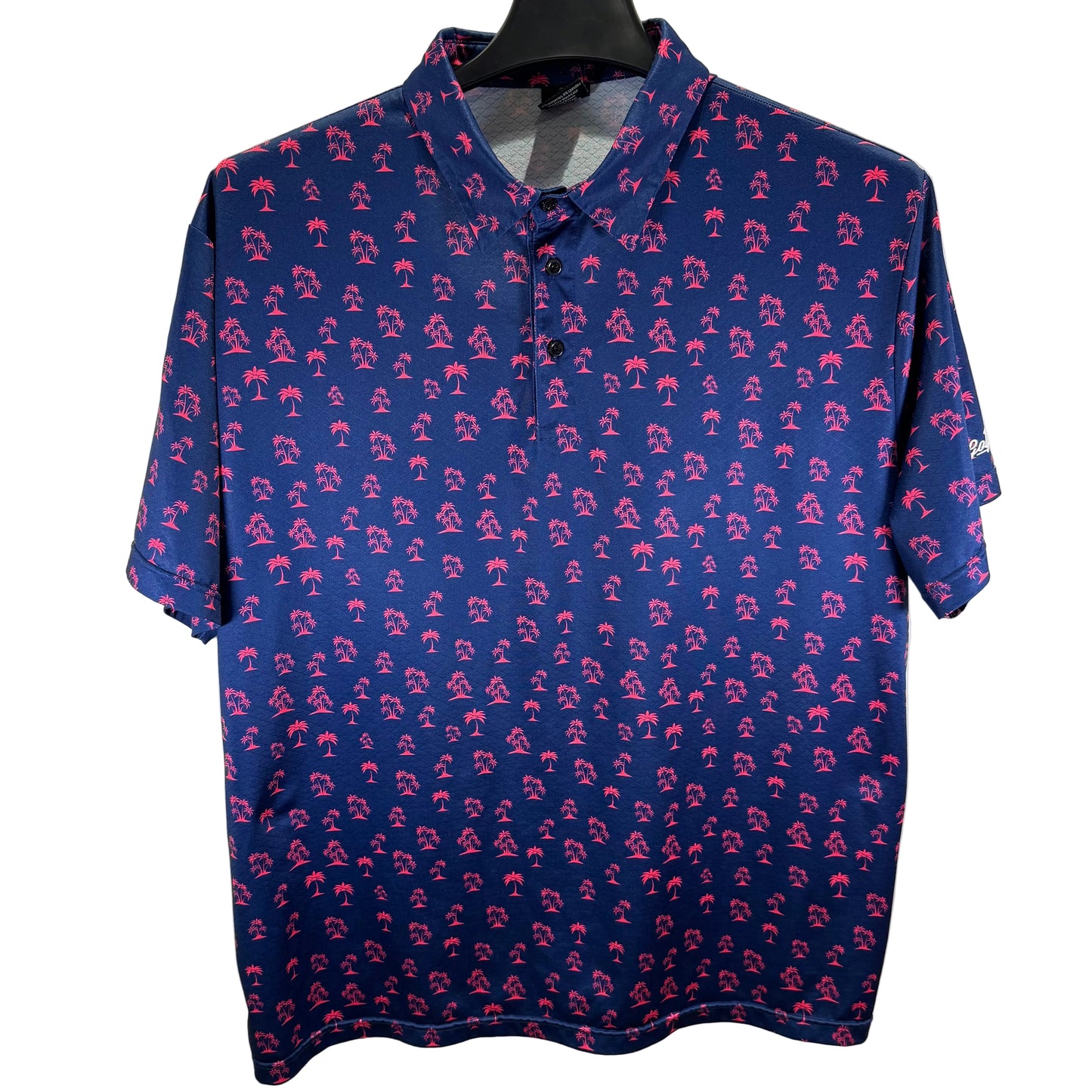 Golf Gods  Palms Cool Tech Performance Golf Polo (Preloved)
