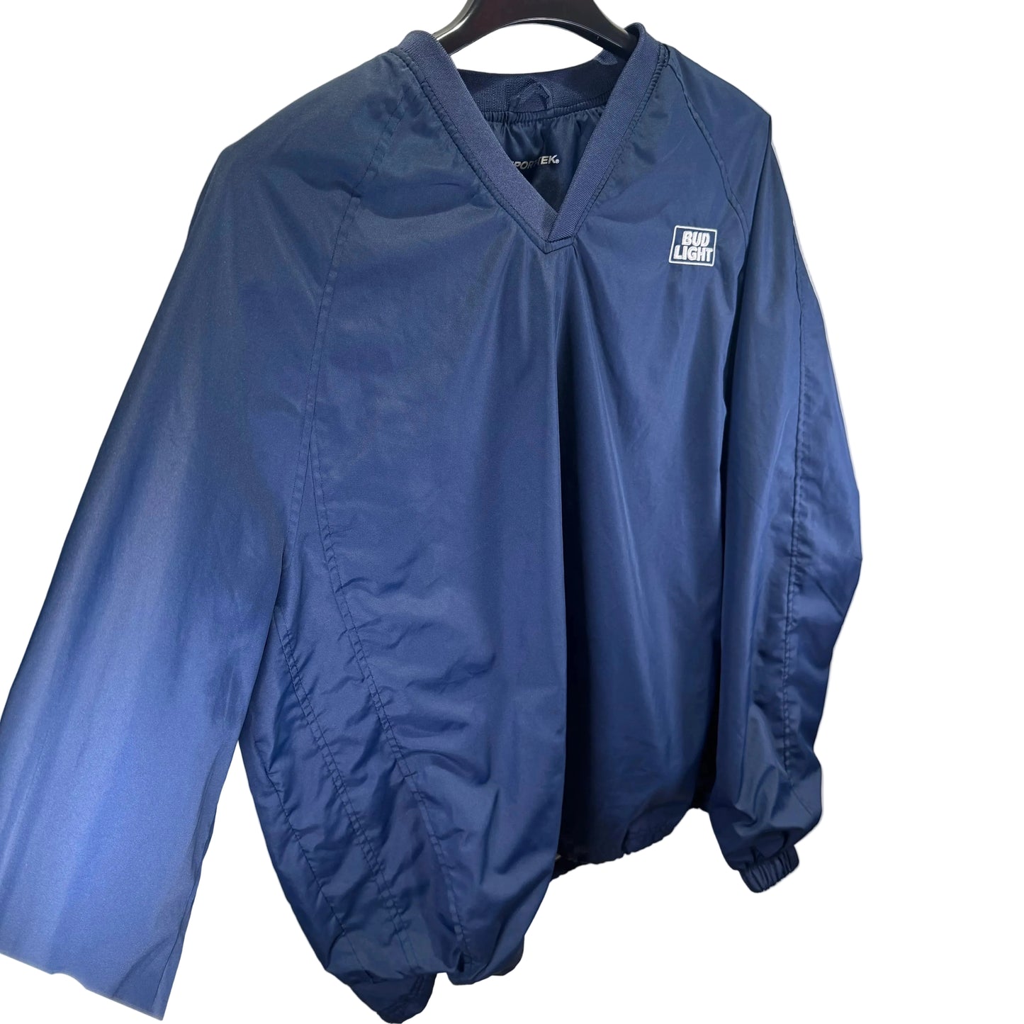 SportTek Bud Light Pullover Windbreaker (Vintage) (Preloved)