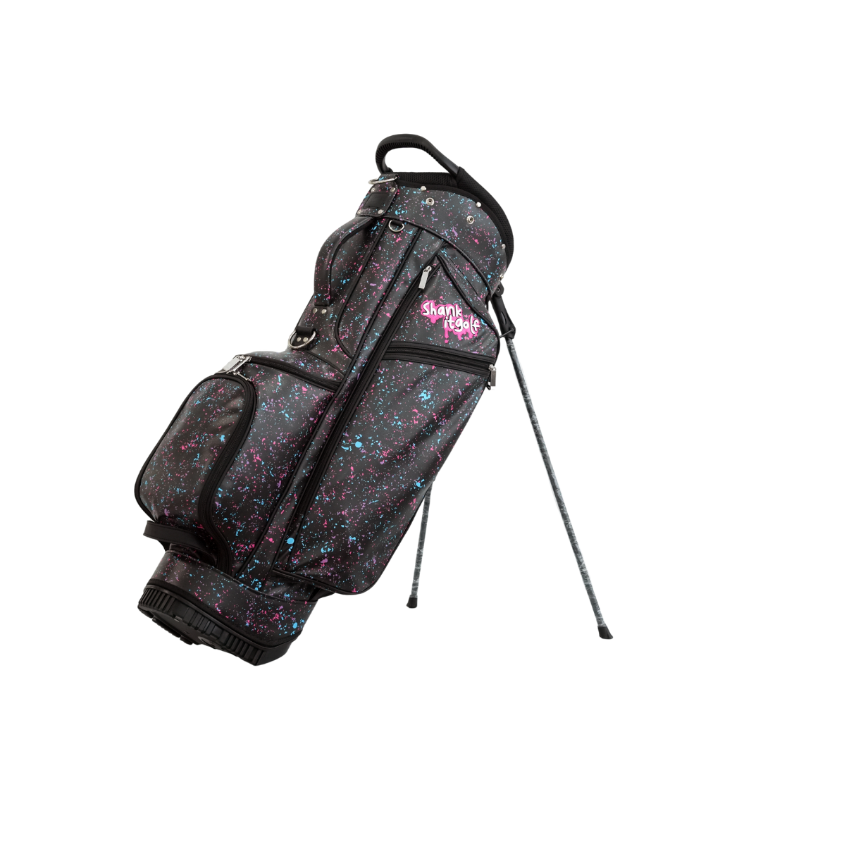 Shank it Golf Black Splatter Bag (New)