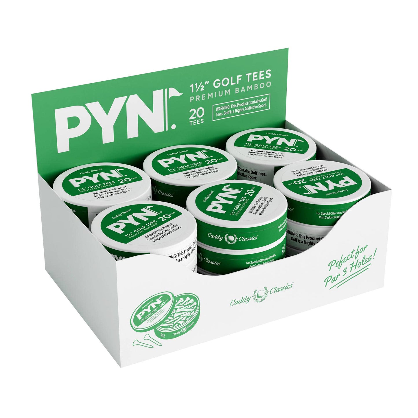 Caddy Classics PYN™ Golf Tees