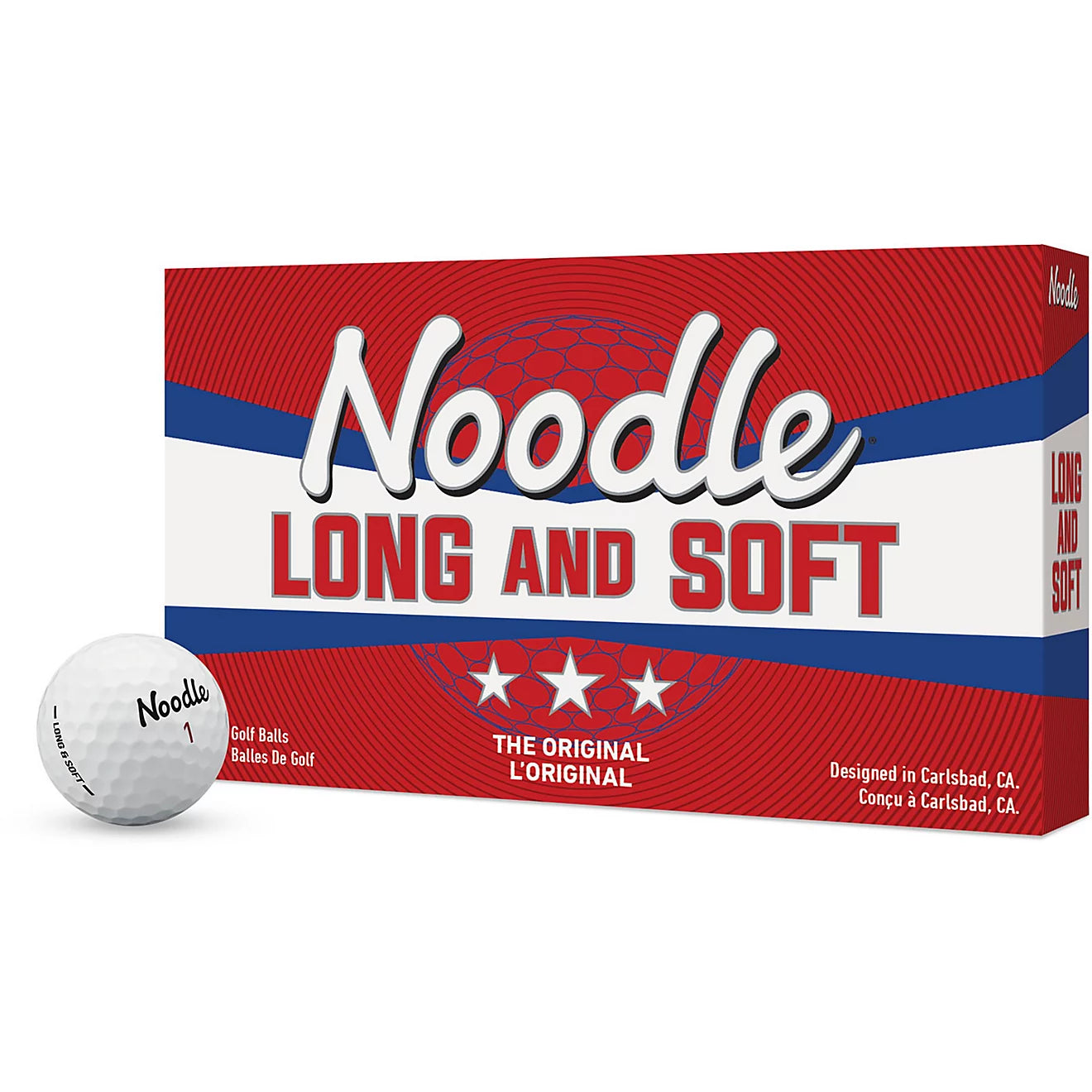 TaylorMade Noodle Long and Soft Golf Balls 15-Pack