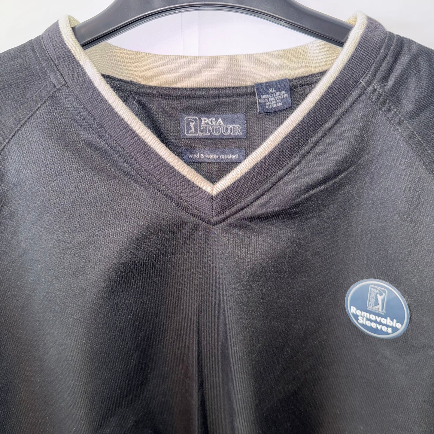 PGA Tour Removeable Sleeve Pullover Windbreaker (New)