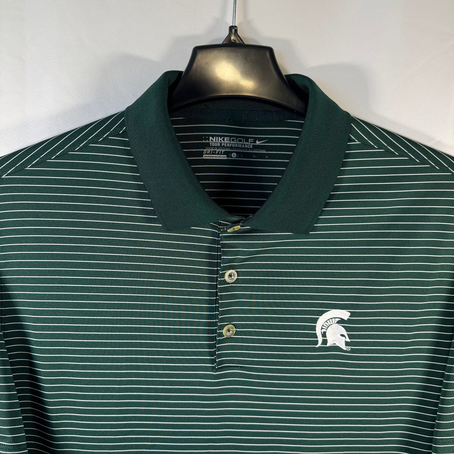 Nike Golf Tour Performance Michigan State Spartans Polo (Preloved)