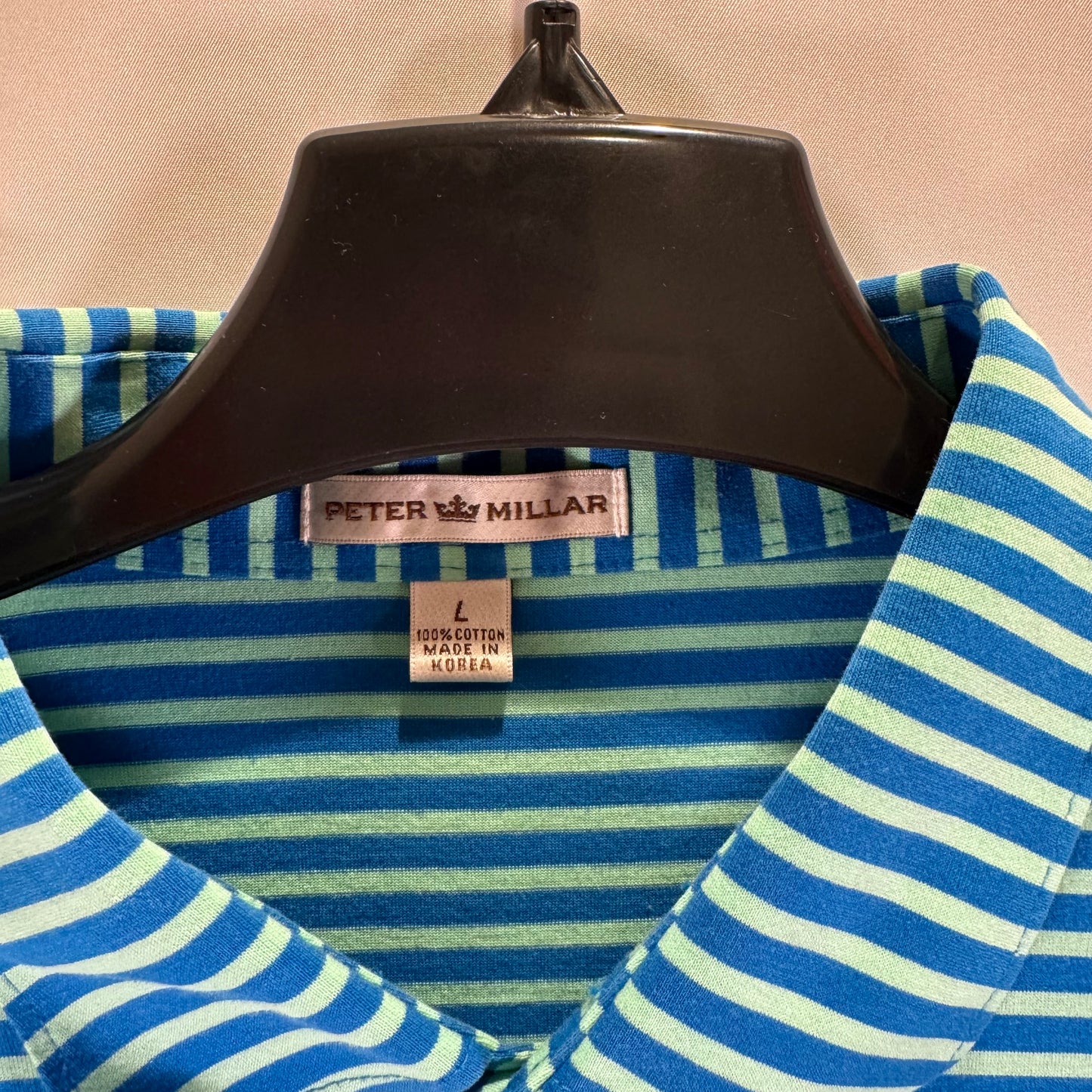 Peter Millar Stripped Polo (Preloved)