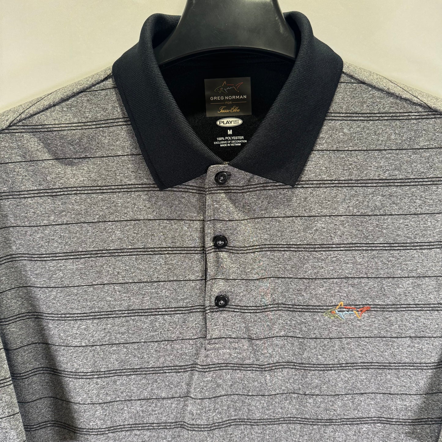 Greg Norman For Tasso Elba PlayDry Polo (New)
