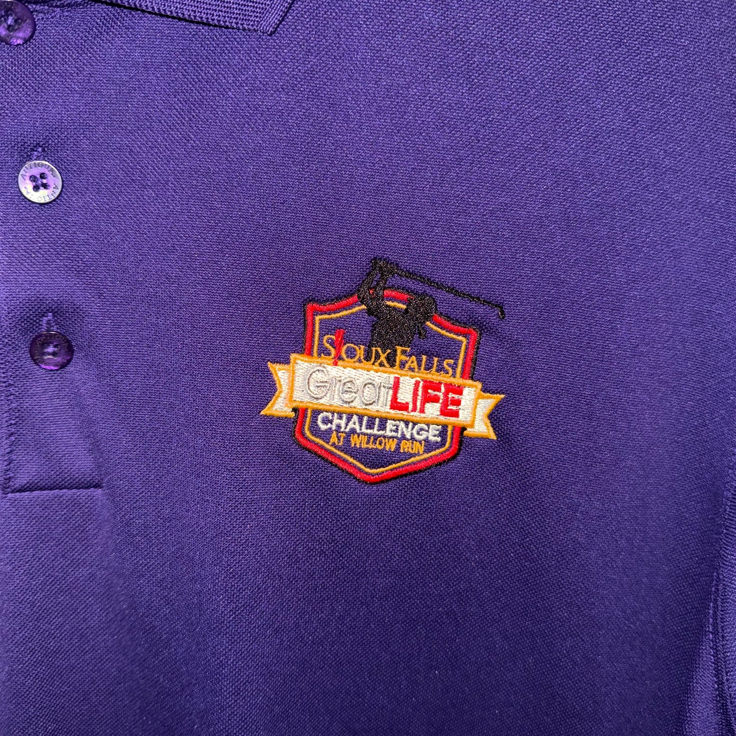 Antigua Great Life Willow Run Challenge Polo (Preloved)