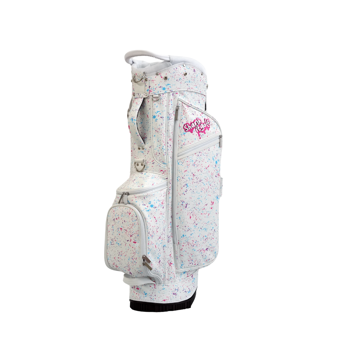 Shank it Golf White Splatter Bag (New)