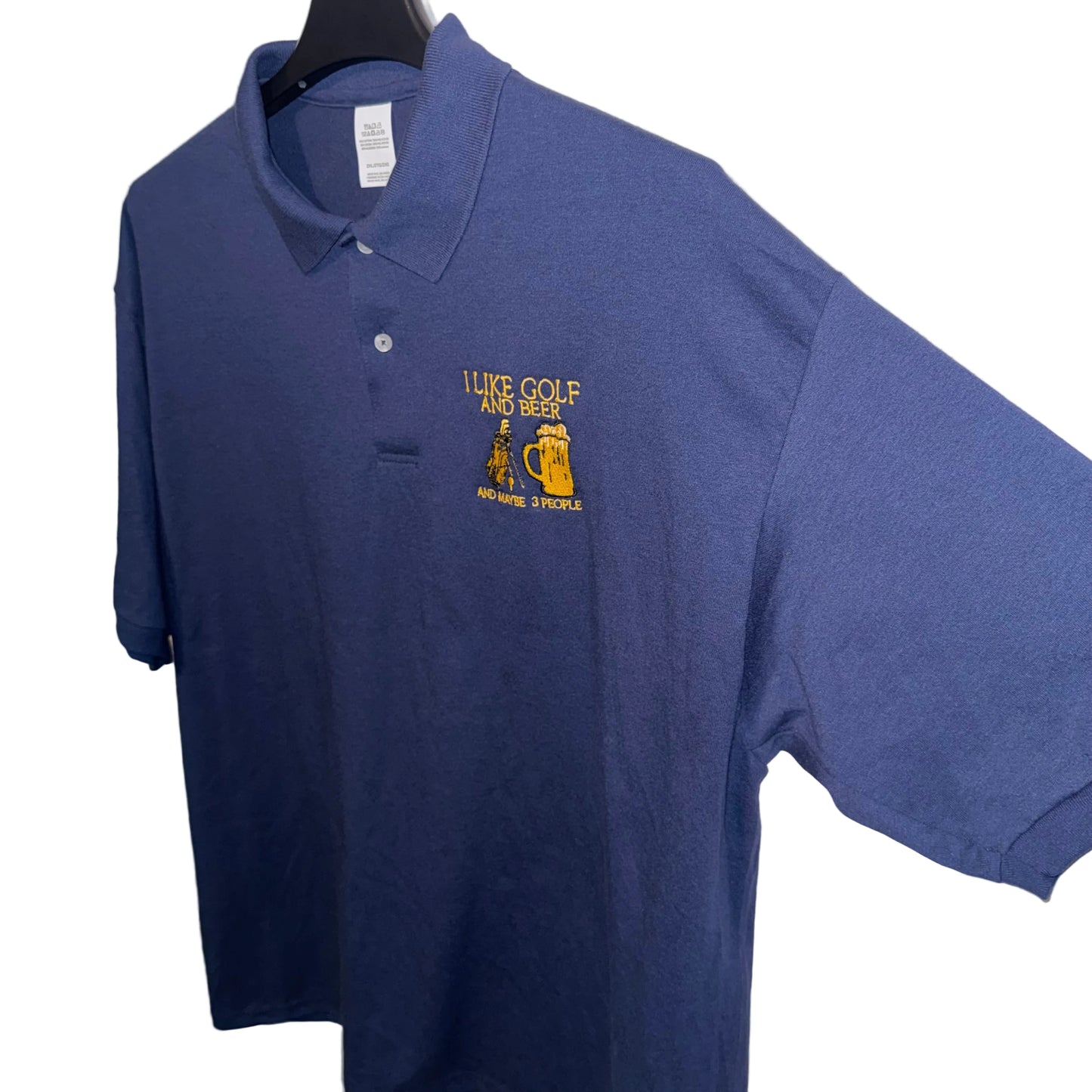 Hanes Golf & Beer Polo (Vintage) (Preloved)