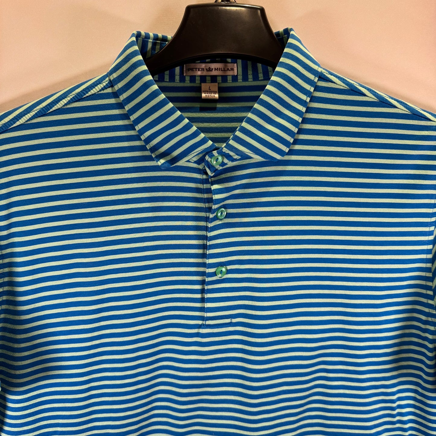 Peter Millar Stripped Polo (Preloved)