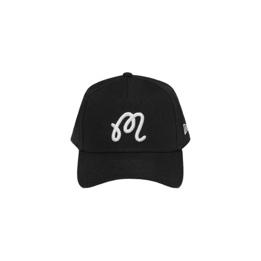 MALBON X NEW ERA 9FORTY A-FRAME M SCRIPT - BLACK (New)