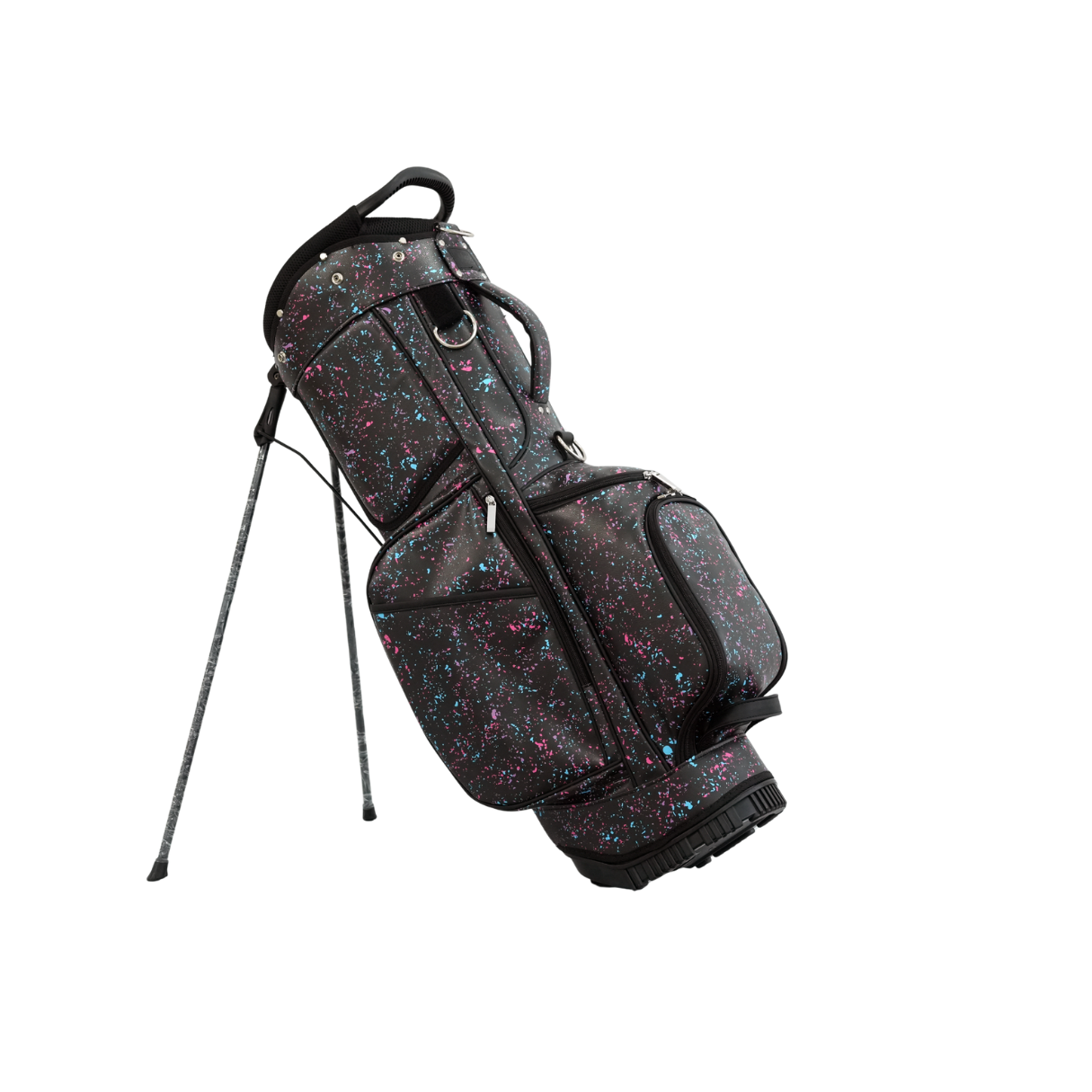 Shank it Golf Black Splatter Bag (New)
