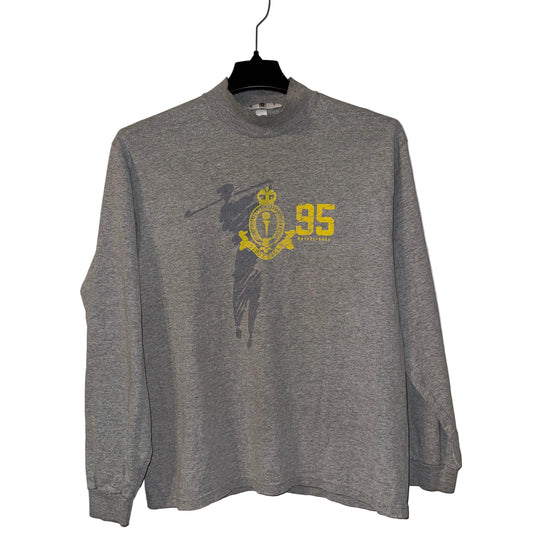 Sioux Falls Golf Mock Neck Long Sleeve T-Shirt (Vintage) (Preloved)