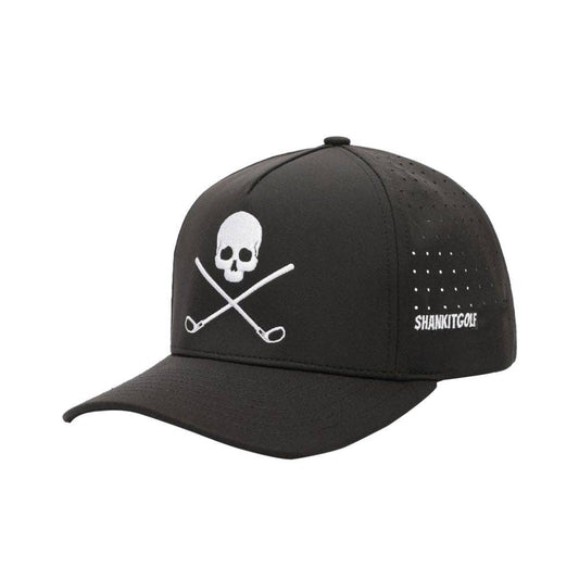 Skull And Crossbones Black Golf Hat (NEW)