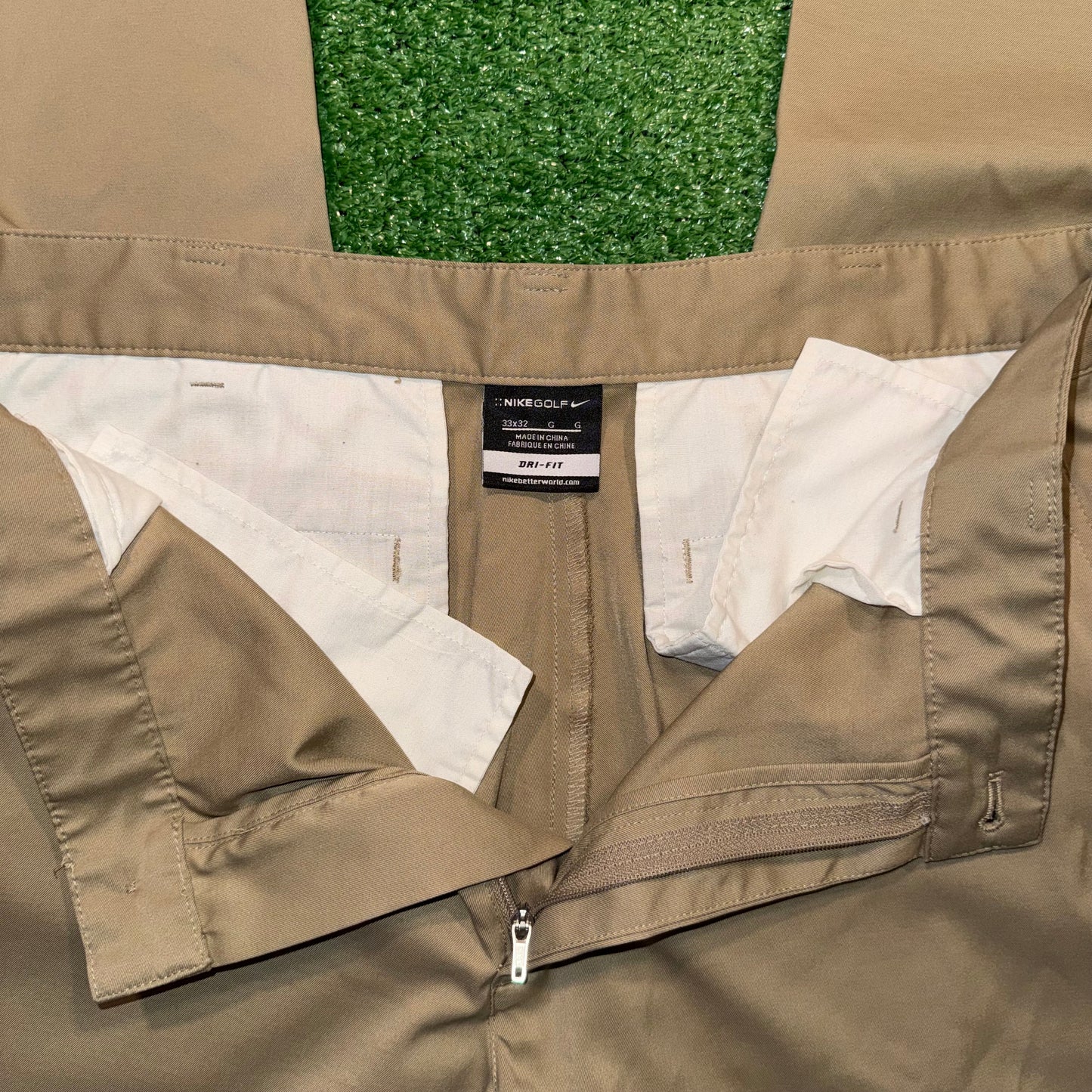 Nike Golf Dri-Fit Khaki Pants (Preloved)