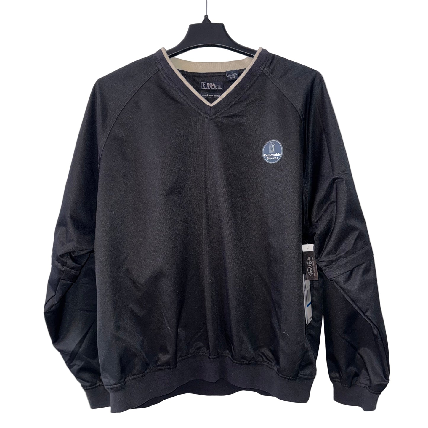 PGA Tour Removeable Sleeve Pullover Windbreaker (New)
