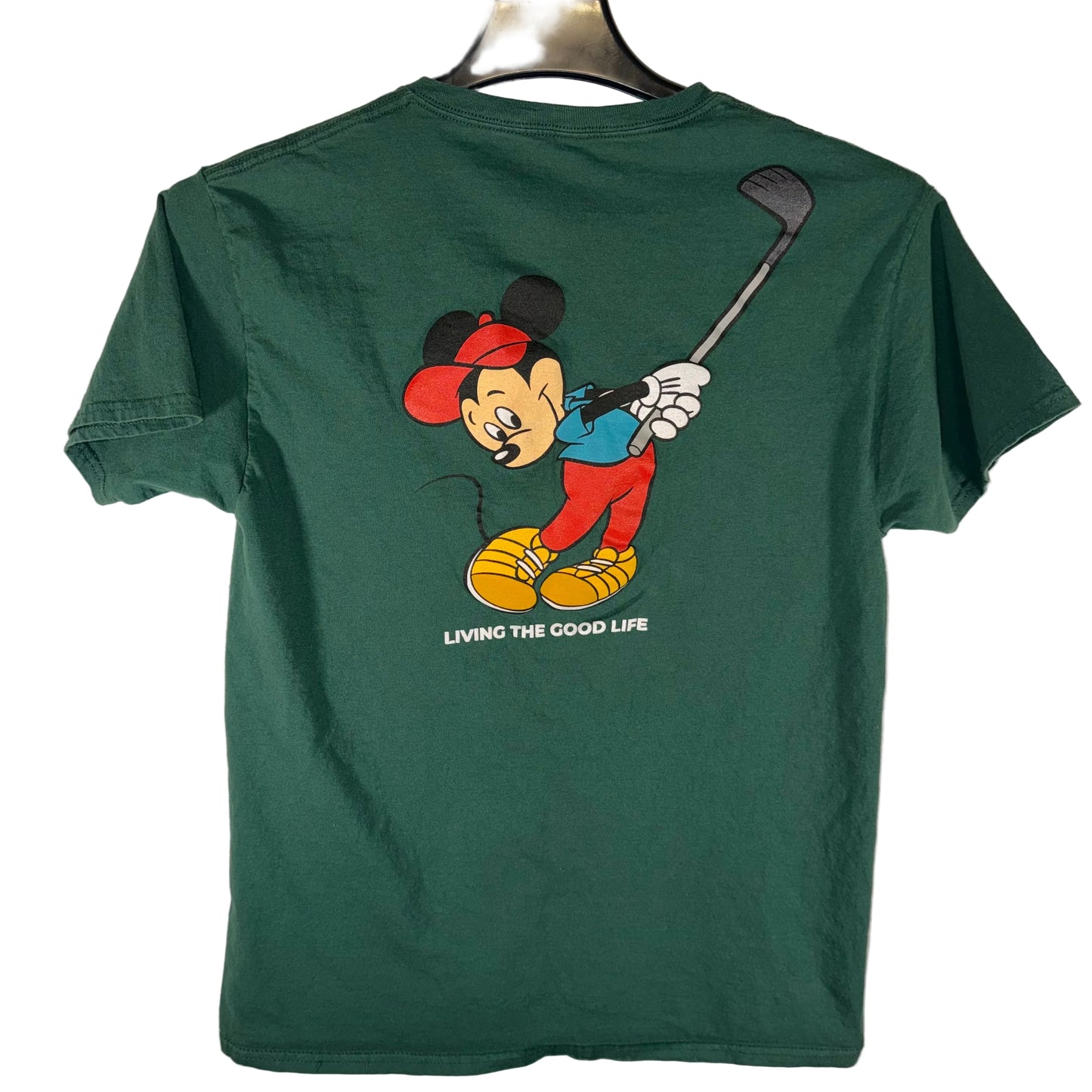 Disney "Living The Good Life" Mickey Mouse T-Shirt (Vintage) (Preloved)