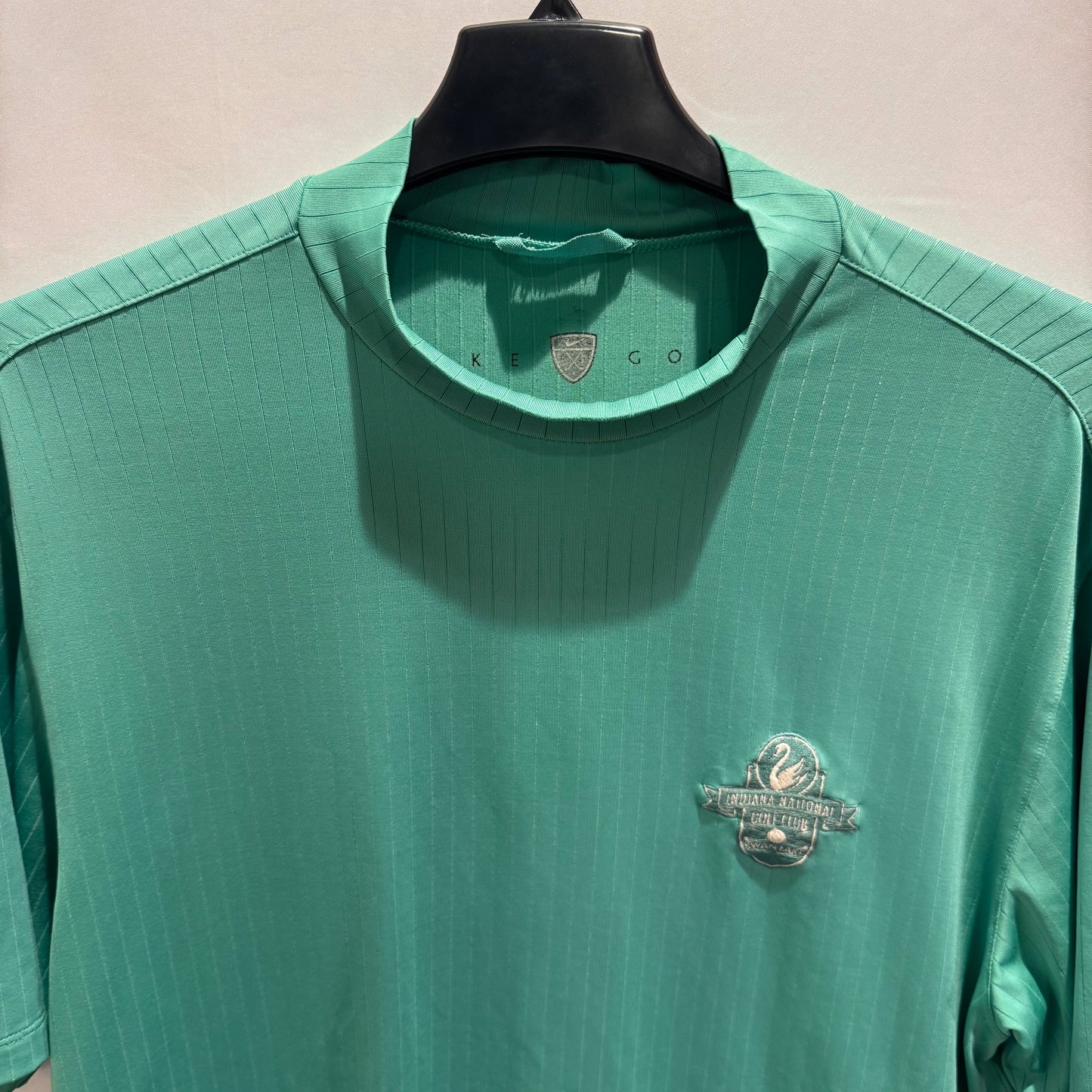 Nike Golf Indiana National Golf Club Mock Neck T-Shirt (Vintage) (Preloved)