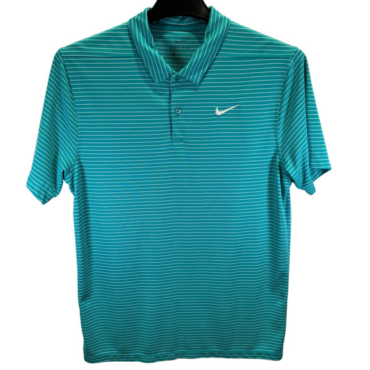 Nike  Dri-Fit Stripped Polo (Preloved)