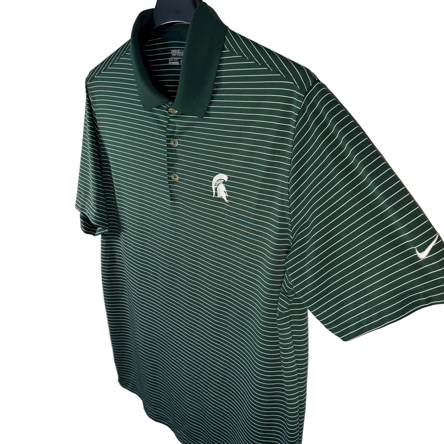 Nike Golf Tour Performance Michigan State Spartans Polo (Preloved)