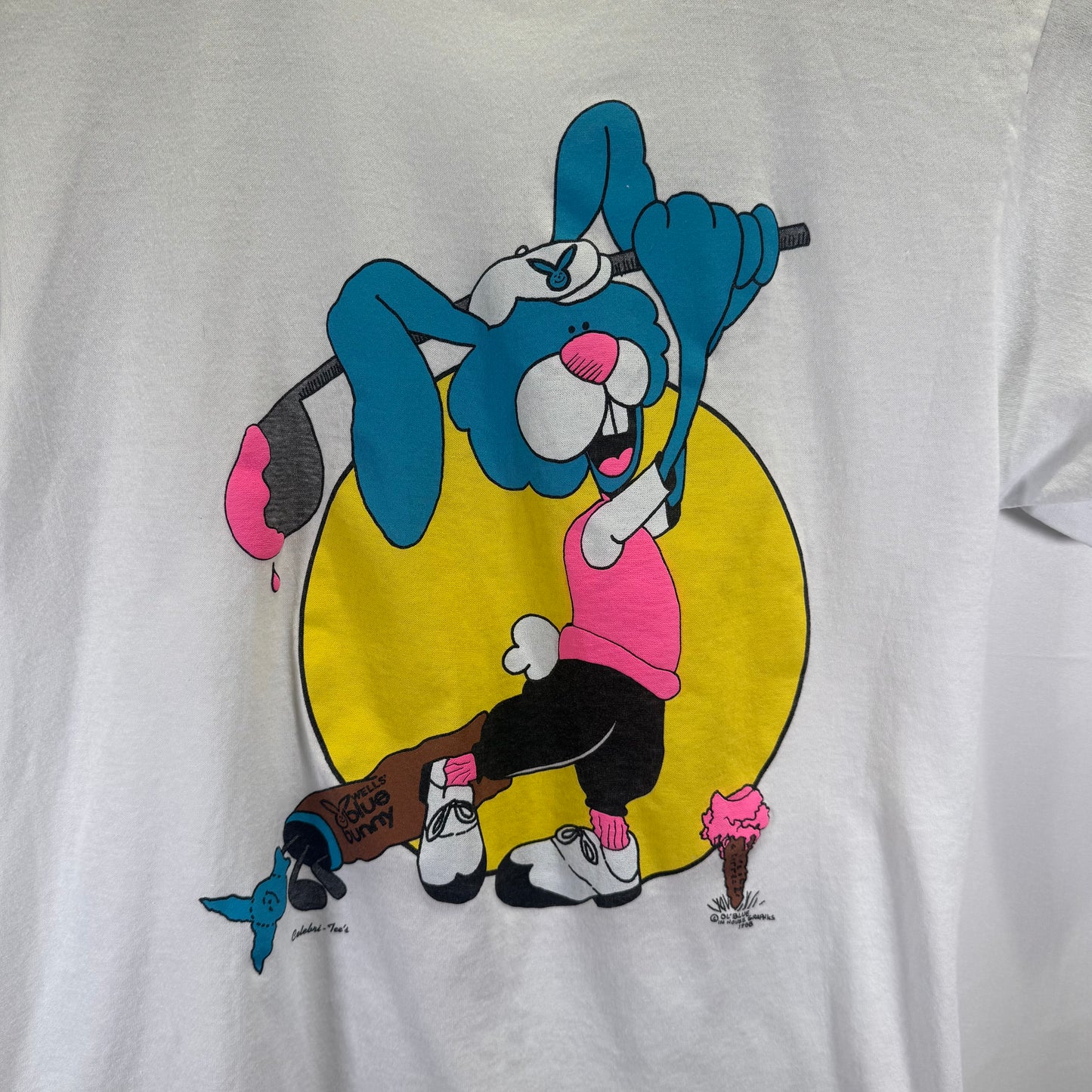 Vintage Blue Bunny T-Shirt (Vintage) (Preloved)