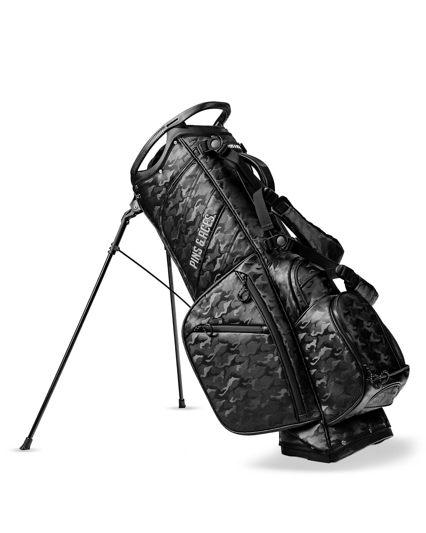Pins & Aces - PLAYER PREFERRED™ GOLF BAG - BLACK CAMO (New)