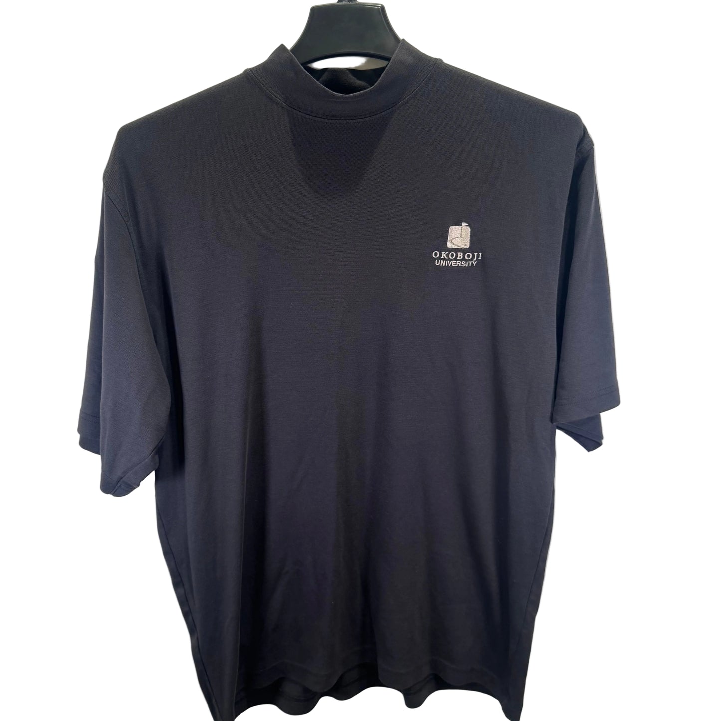 Gear University of Okoboji Golf Mock Neck T-Shirt (Vintage) (Preloved)