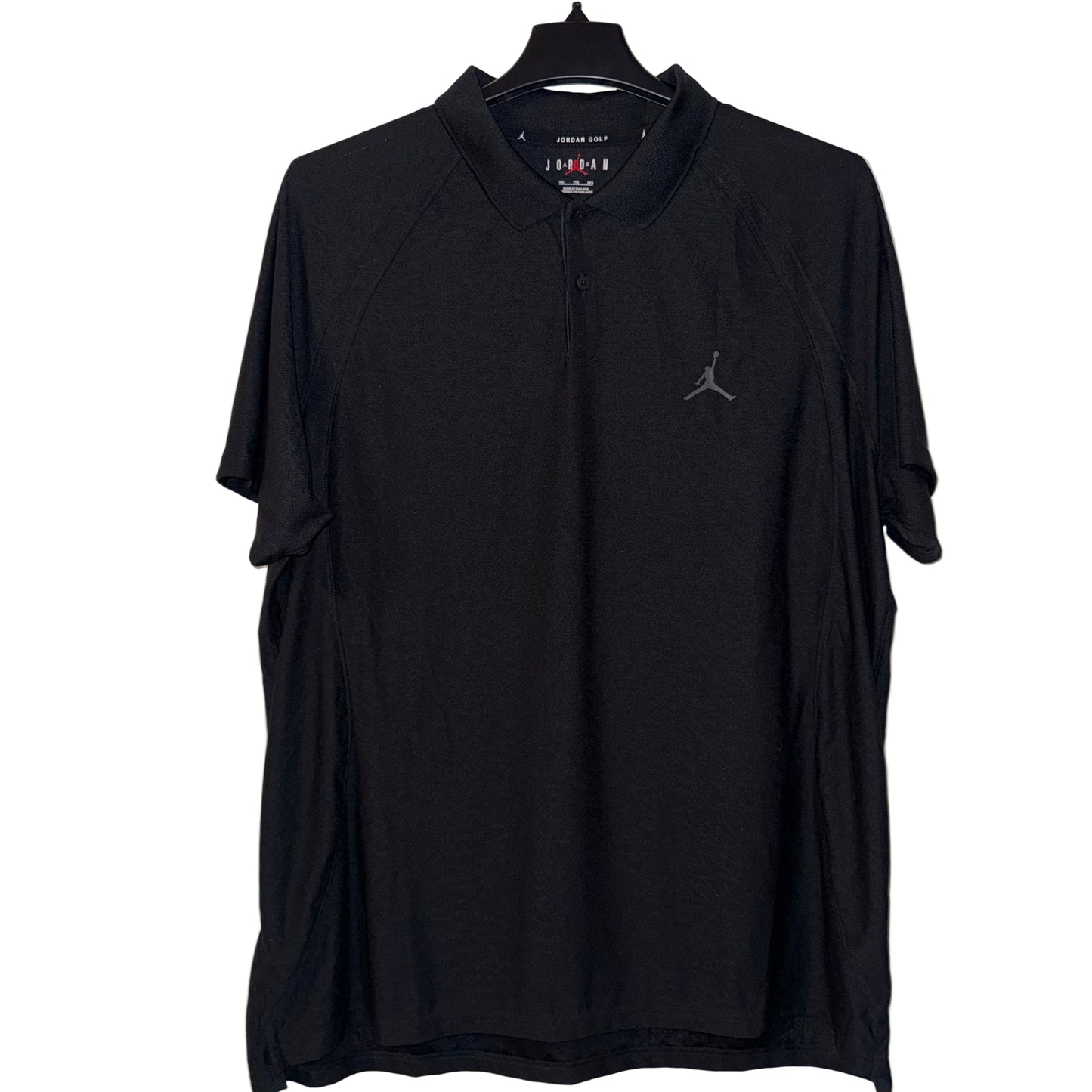 Jordan Golf Black Cement Print Polo (Preloved)