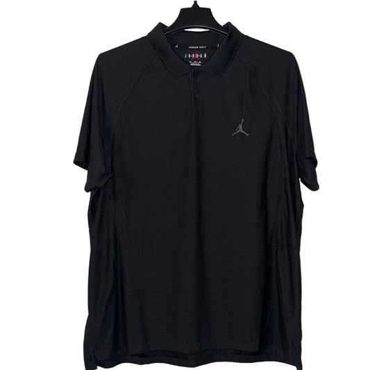 Jordan Golf Black Cement Print Polo (Preloved)
