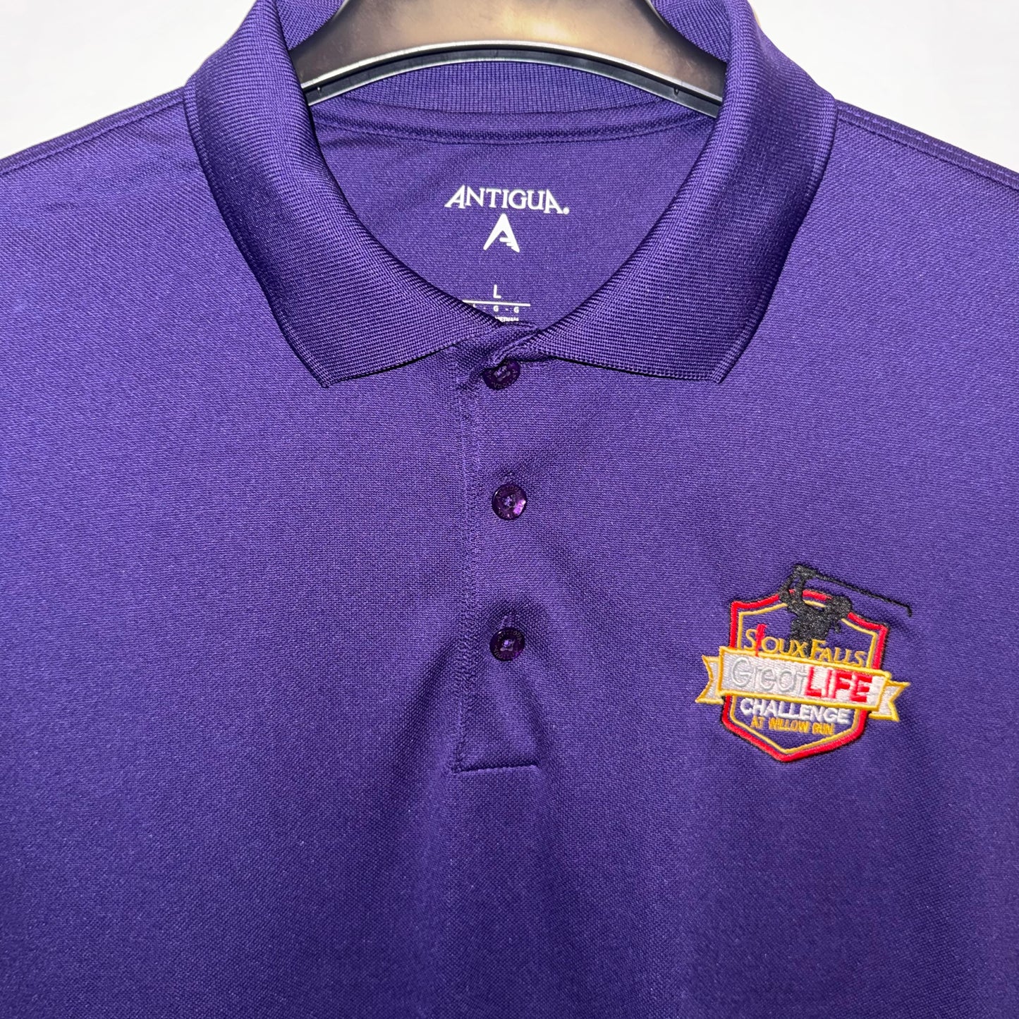 Antigua Great Life Willow Run Challenge Polo (Preloved)