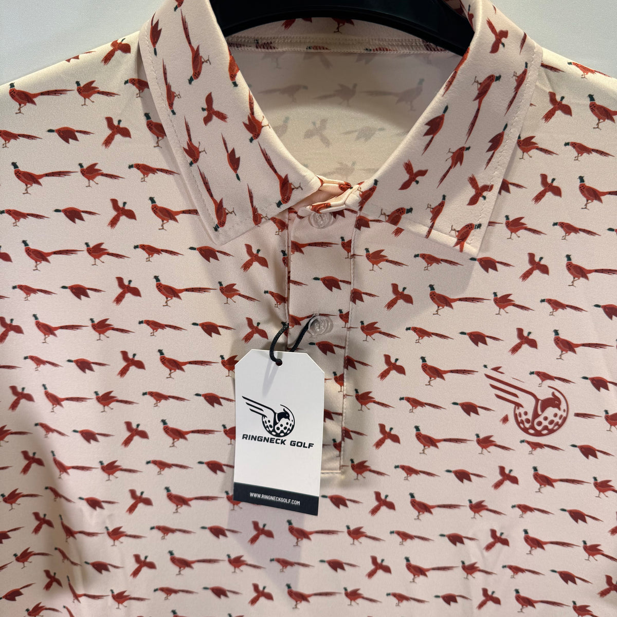 Ringneck Golf Rooster Ruckus Polo (New)