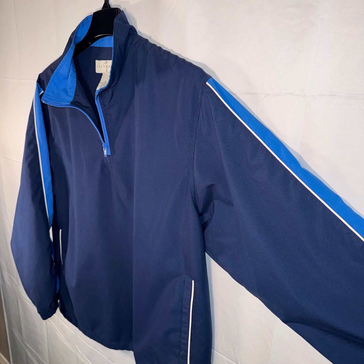 Consensus Golf 1/4 Zip Windbreaker (Vintage) (Preloved)