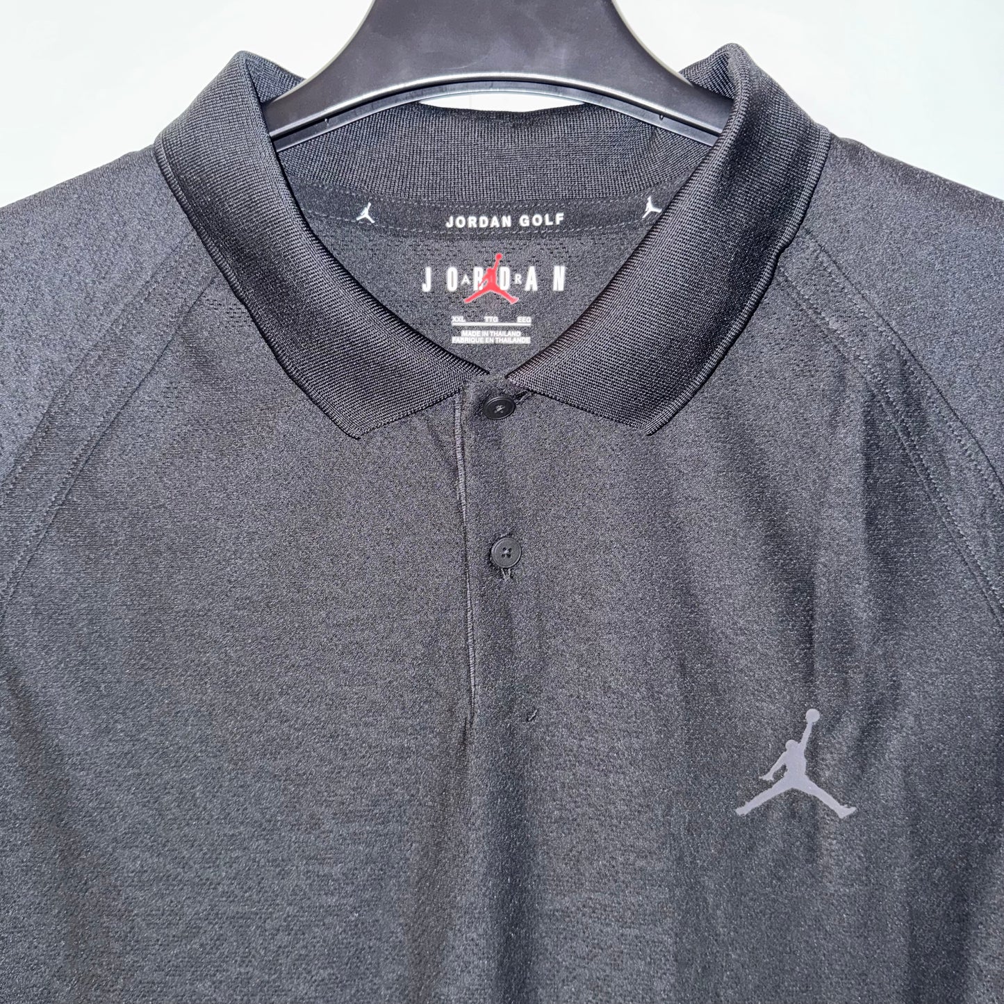 Jordan Golf Black Cement Print Polo (Preloved)