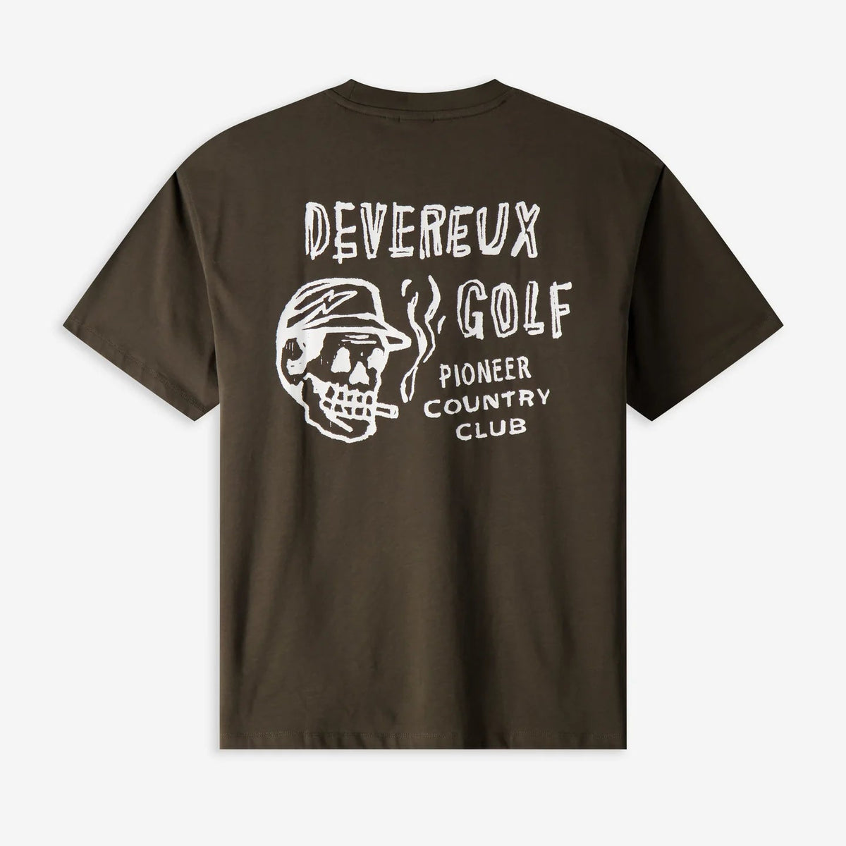 Devereux All The Smoke Tee - Faded Black (New)